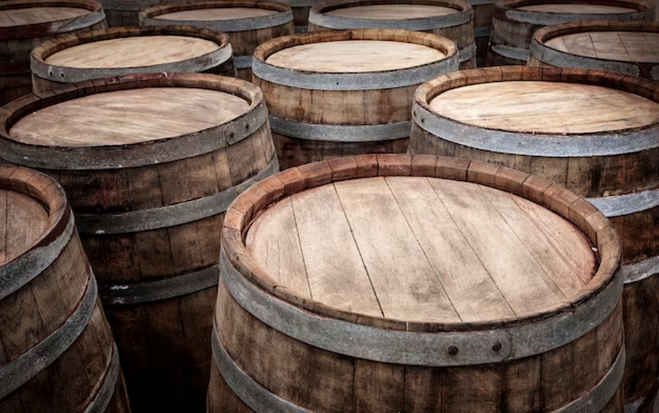 Wine barrels